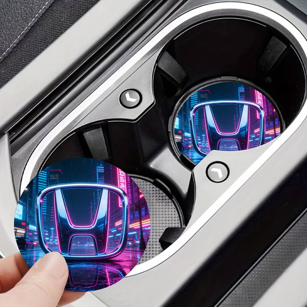 For Honda New Car Cup Holder Anti-Slip Silicone 7cm Insert Coaster Mat Universal Car Accessories Black Fit LG Most Cars