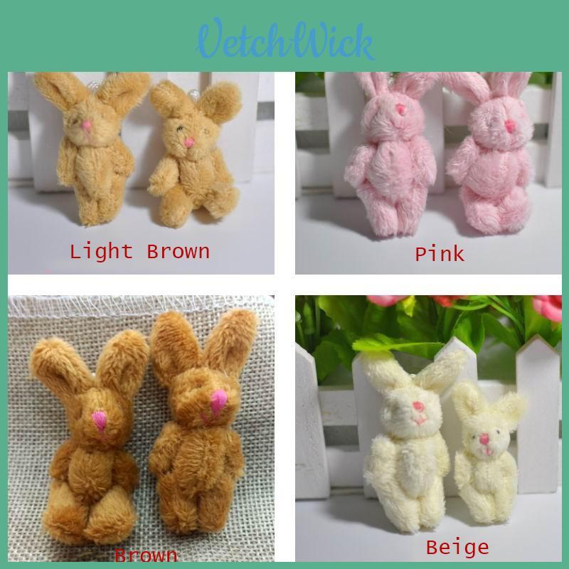 Entzückendes Mini Niedliches Plüschtier Winzige Hase Bär Puppe Mit Weichem Und Gemütlichem Gefühl