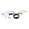 Câble KVM ATEN - HD15 / PS2 / Audio - Blindé - 3m