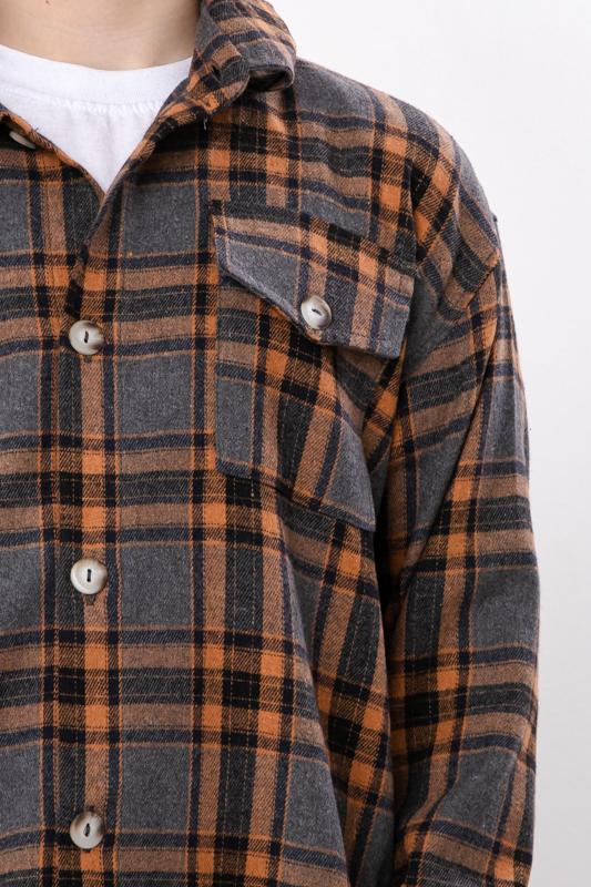 Warme Uniseks Geruite Kinderen Shirt met Geborstelde Fleece Voering, Tussenizoen 6417-090-1 HC