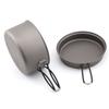 TOAKS Titanium Camping Pot 1100ml 1300ml 1350ml 1600ml 2000ml Pan (1350ml + [CKW-1350])