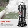 Cutting Sewage Pump  220V Feces Pumping Mud Sewage Pump Small Household Submersible Pump Septic Tank Pump Pumping Machine