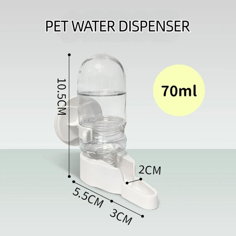 Automatischer Vogeltränke für kleine Ziervögel, Vogel-Automatischer Wasserspender Käfig-Wasserbehälter mit vorderem Trinkkanal