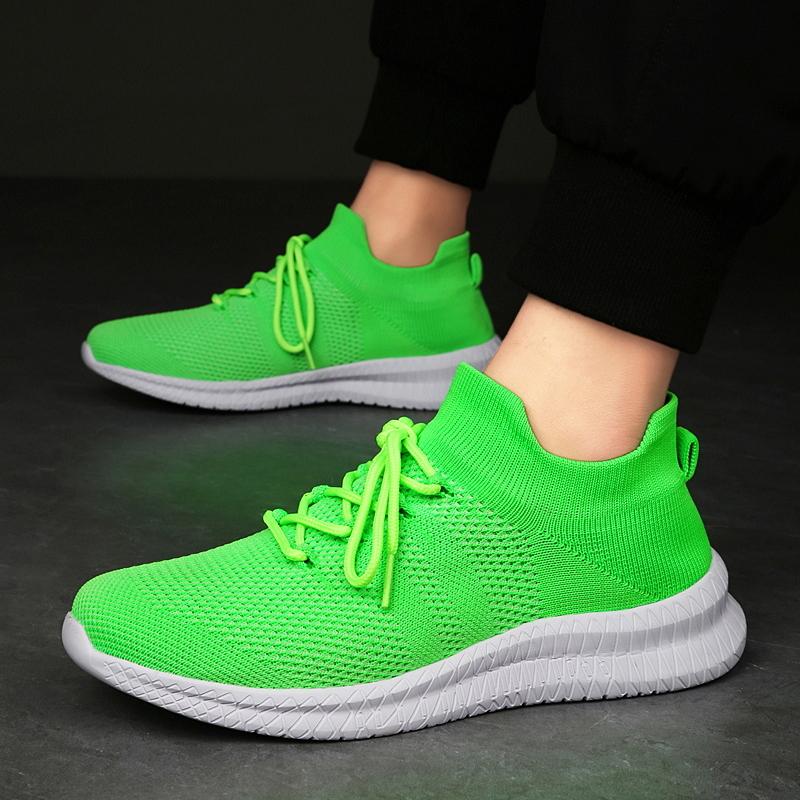Shoes Men High Quality Summer Shoes For Men Breathable Male Sneakers Breathable White Fashion Gym Casual Light Plus Size Zapatillas Hombre