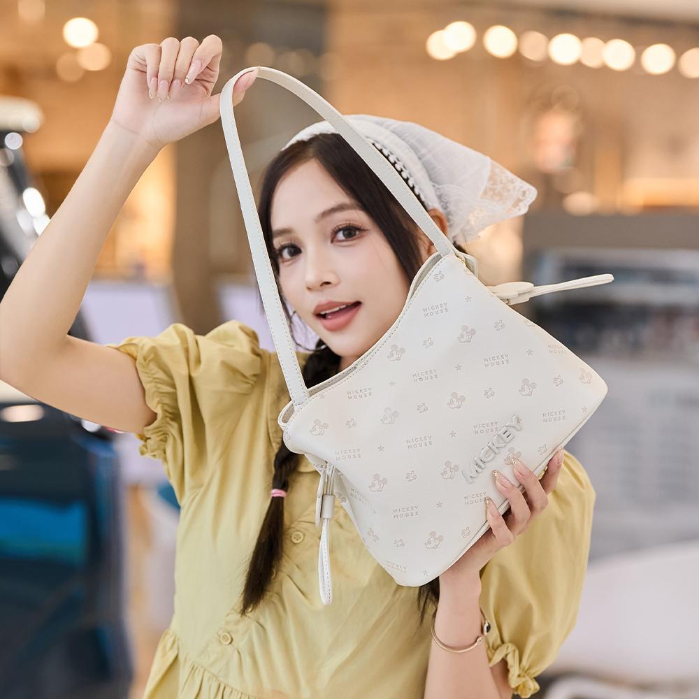 New Disney Mickey Series Pu Shoulder Bag, Crossbody Bag, Dumpling Bag Regular Women's Multicolor BMK-72617