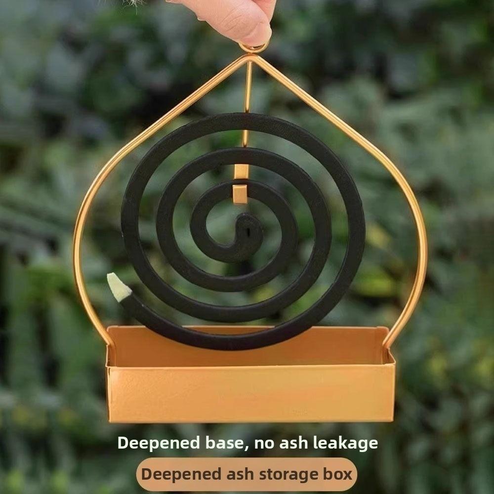 With Tray Mosquito Repellent Incenses Rack Coil Incense Burner Frame  for Household Bedroom Patio