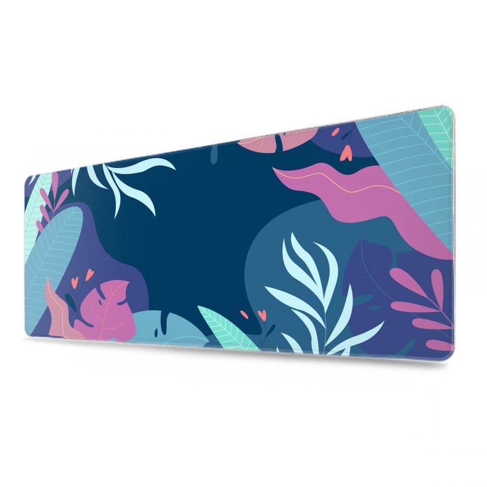 Tropical rainforest plant Mouse Pad 500X1000 mm Large Gaming Mousepad Gamer XL Rubber Otaku Keyboard Pad Laptop Desk Mat