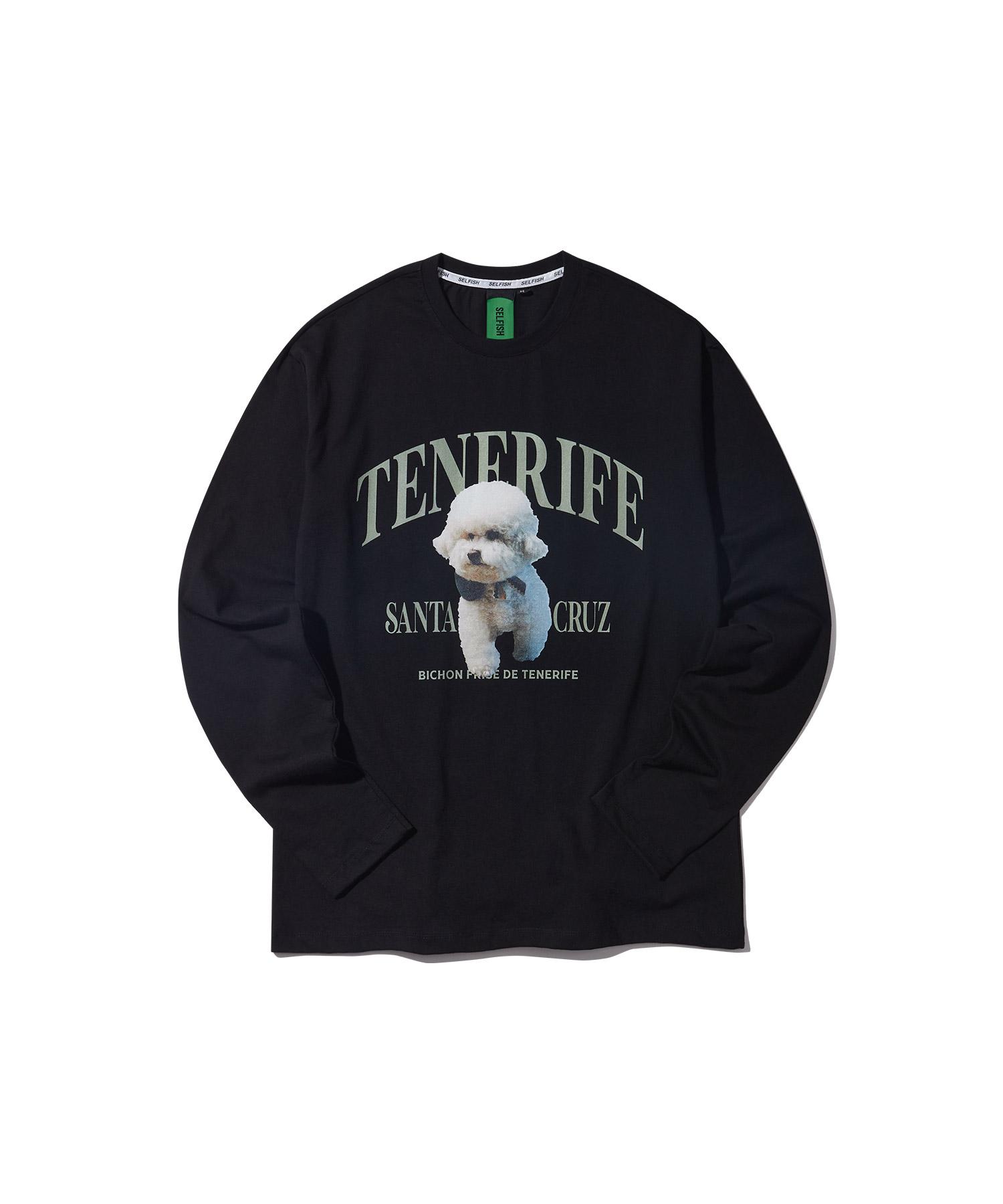 Selfish S223Ts16 Sweet Home Toto Long Sleeve T-Shirt (Black) L