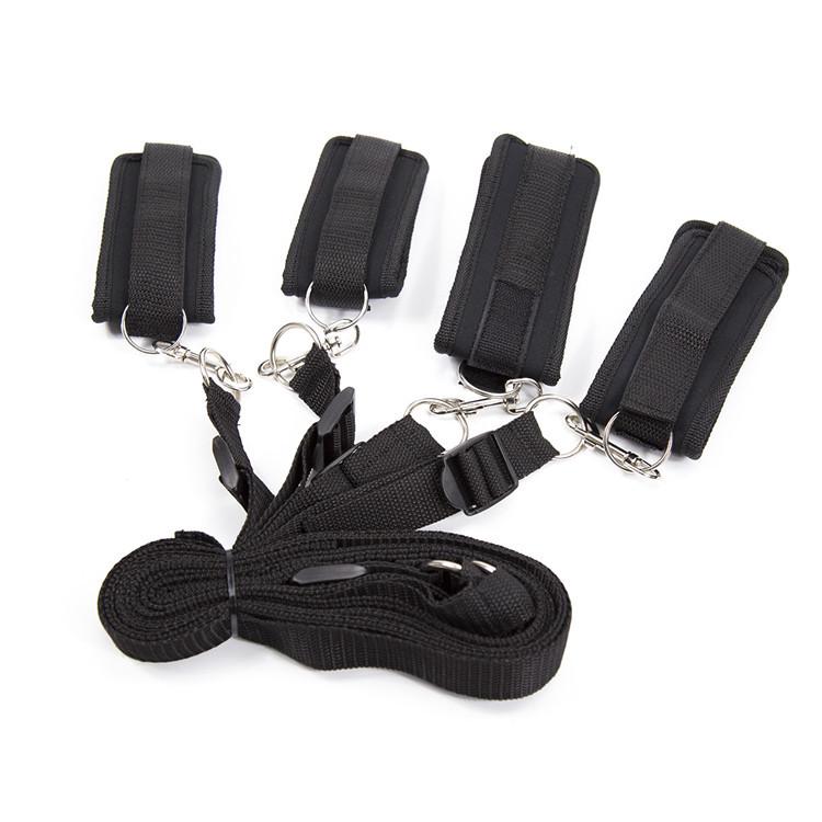 Tied Bed Restraint BDSM Bondage Gear Sex Posture Handcuffs Ankle Cuffs Adult Products Sex Toys for Couples Sex Games Hand