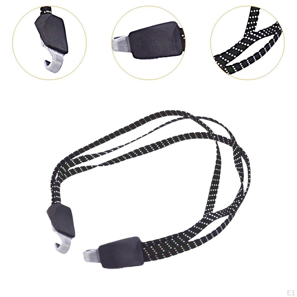 2x 3 in 1 Elastic Rope Bike Bungee Cords Portable Practical Strap Fixed Bundle Tension