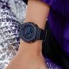G-Shock City Battle Casual Fashion Trend Shockproof Waterproof Quartz Movement Resin Strap Watch Men watches Black GA-2100VB-1APR