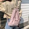 Large Capacity Drawstring  Backpacks Niche Design Shoulder Bag Light Soft Nylon Bag  Outdoor