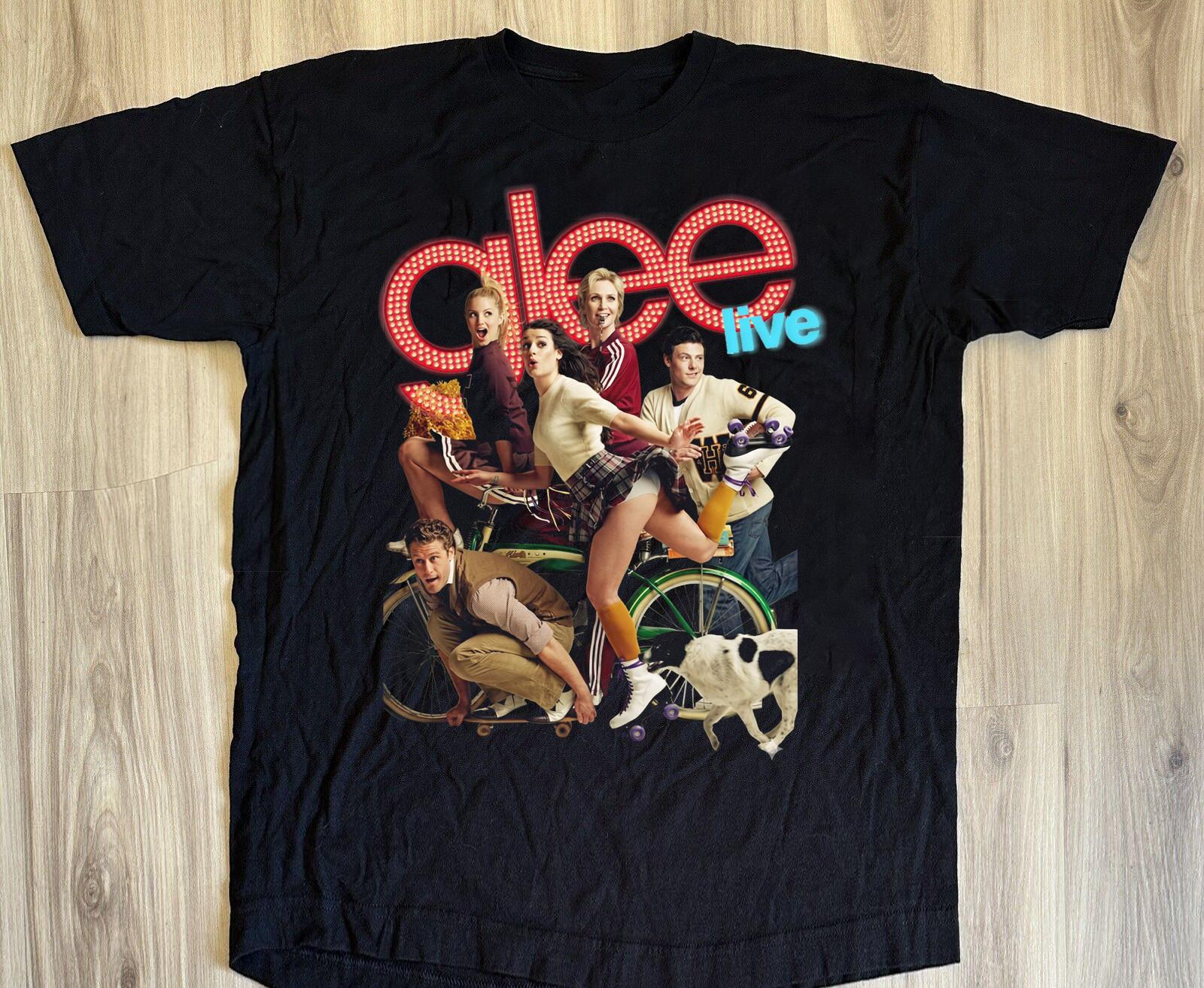Glee live poster Shirt Cotton Adult S-5XL ED726 Unisex T-Shirt XXXXL