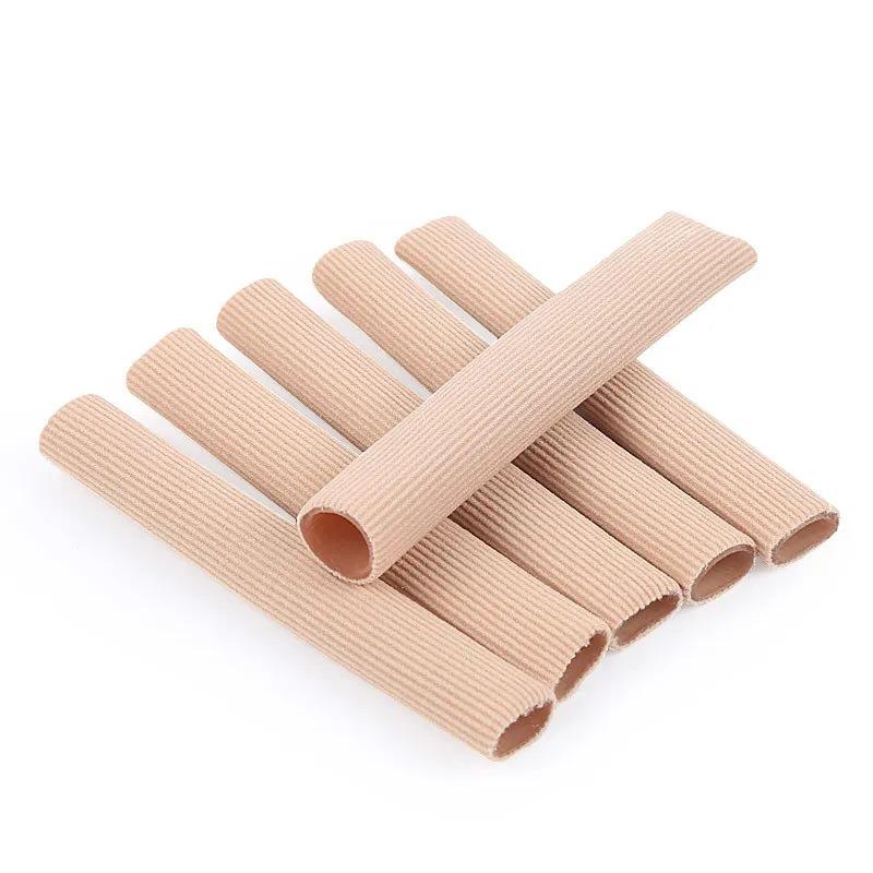 1/2/4/8Pcs Silicone Cover Cut Fabric Toe Separator Spacer Tube Sleeve Caps Valgus Corrector Hammer Protector Finger Foot Care