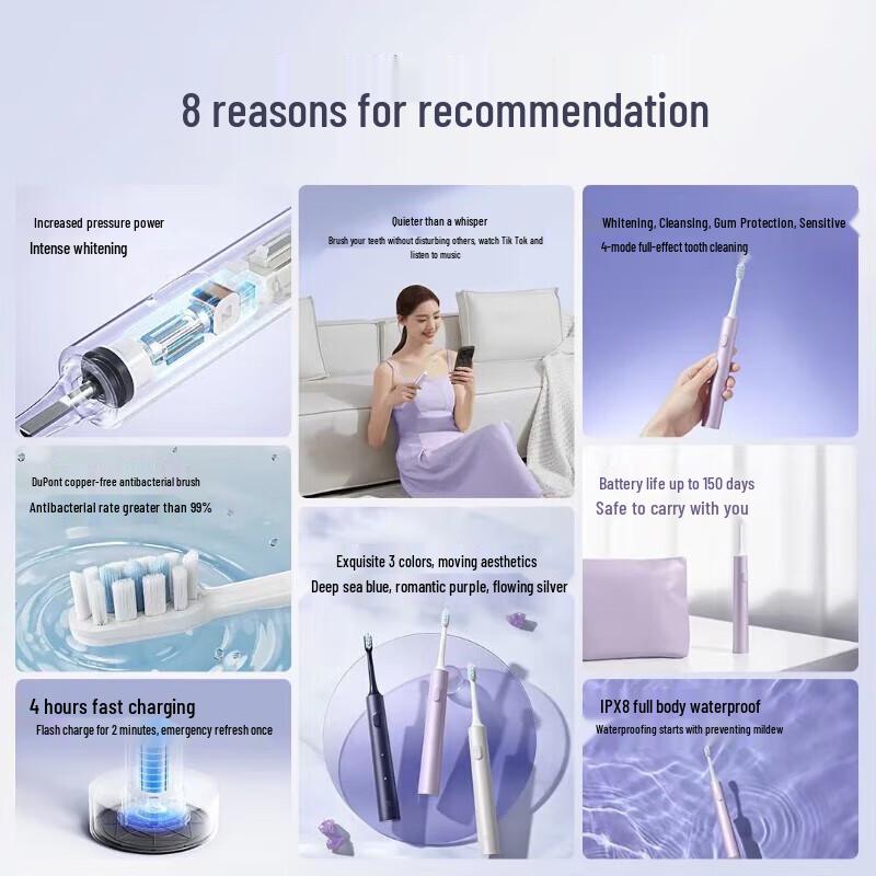 Xiaomi (MI) Sonic Electric Toothbrush T302 CN plug (adapter included)