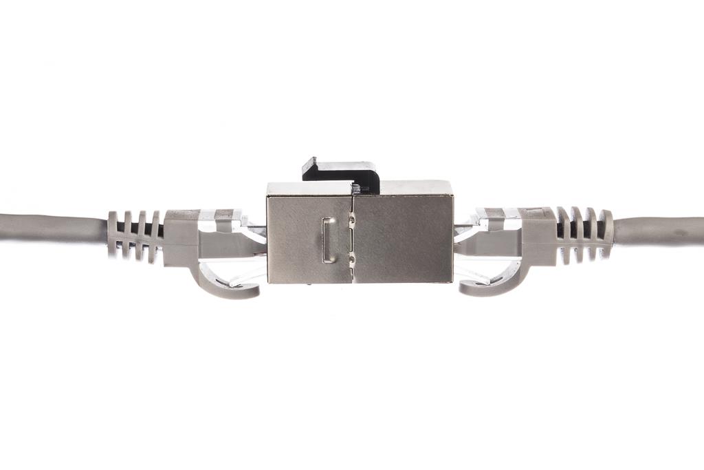Łącznik przewodów RJ45-RJ45, kat. 5e STP Netrack