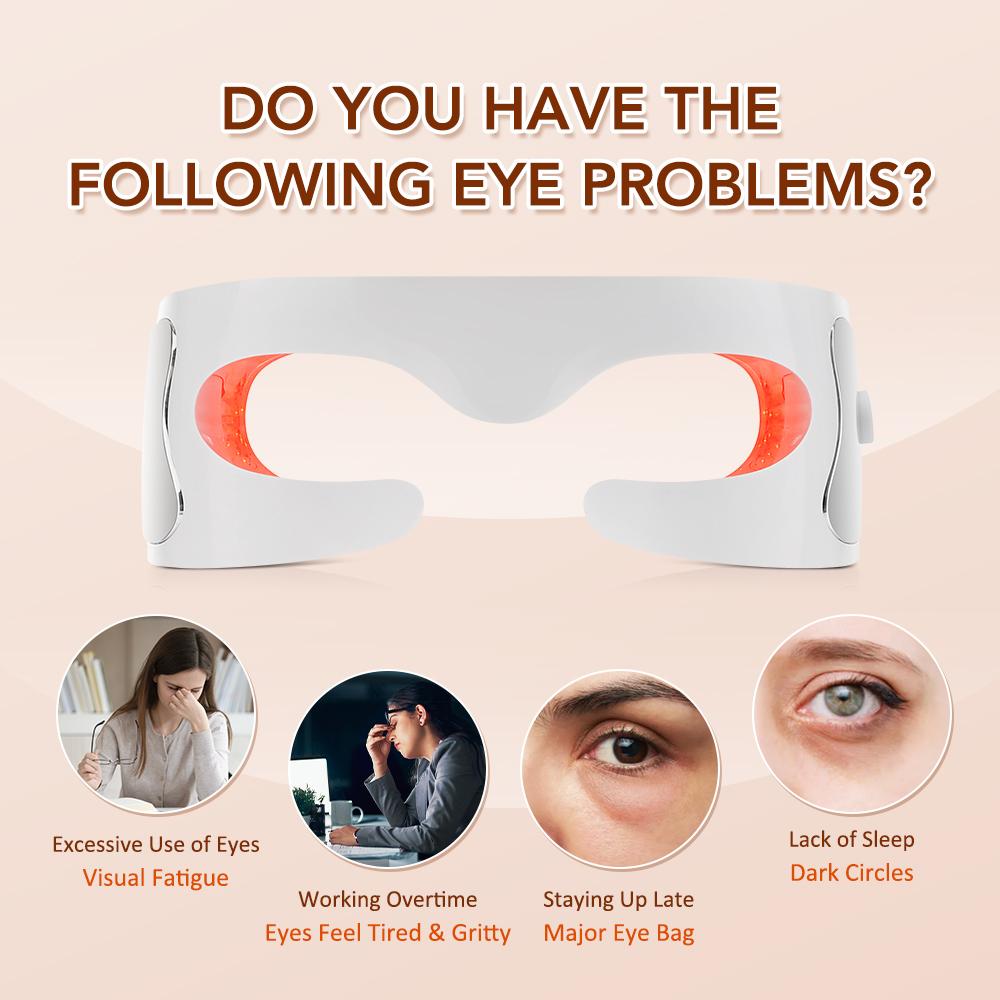 EMS Red Light Eye Massager Eyes Fatigue Relief Relaxation Relieve Dark Circles Eye Bag Removal Eye Care Beauty Machine