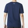 Under Armour Large Logo Print Casual Crew Neck Short Sleeve T-Shirt Men Tops Blue 1370520-408