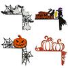 Halloween Türwinkel-Schild Ornament Kreatives Türwinkel-Schild Festival-Thema Holz Neuheit für Wohnzimmer Schlafzimmer