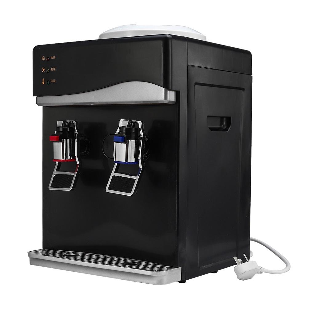 220V 550W Electric Water Dispenser Desktop Cold Hot Ice Water Cooler Heater Drinking Fountain for Home Office Coffee Tea Bar