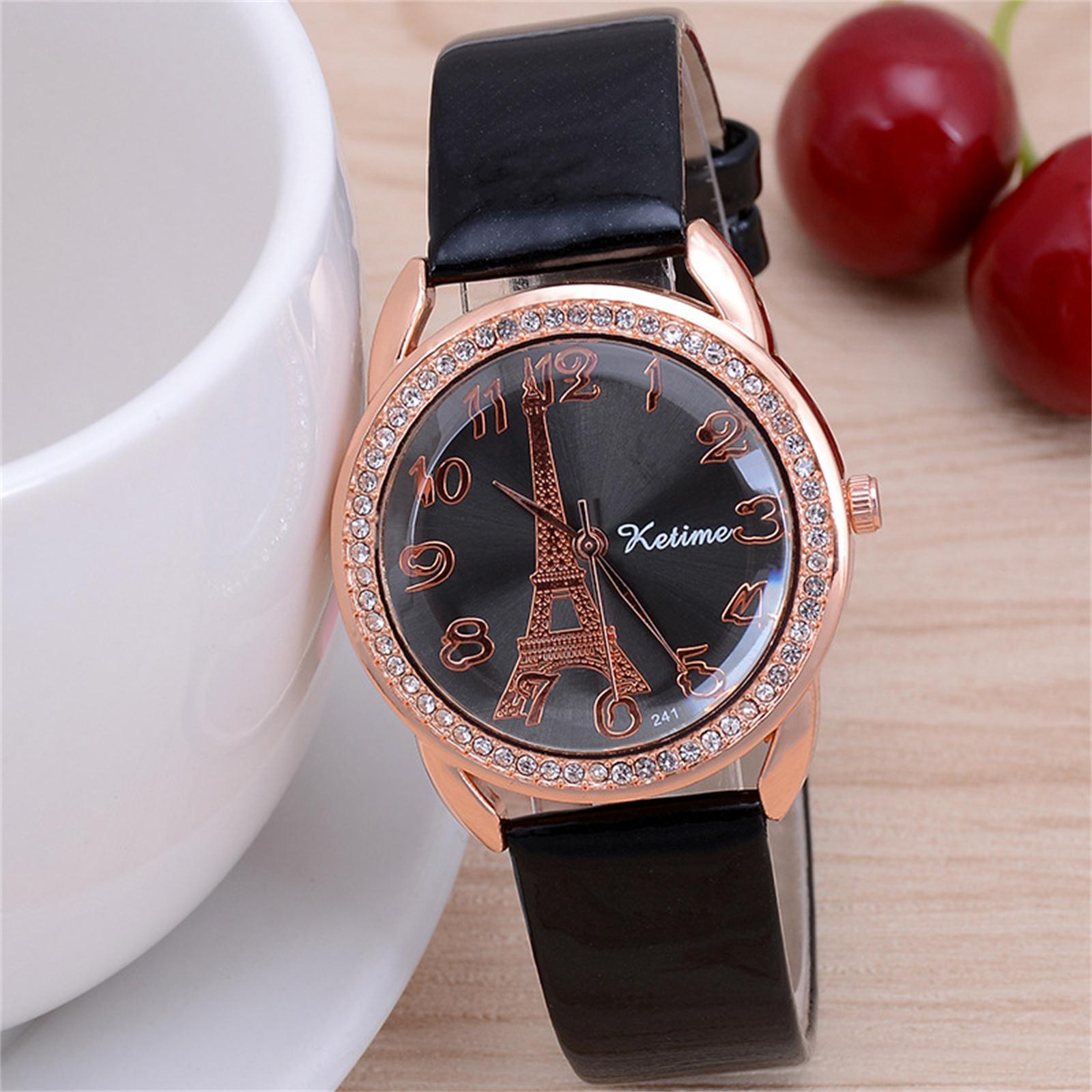 

Женские модные кожаные часы One Size