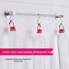No-Drill Stainless Steel Wall-Mount Towel Bar for Bathrooms
