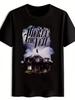Zwart Heren T-shirt met "Pierce the Veil" Grafische Print - Verweerd Huis & Si
