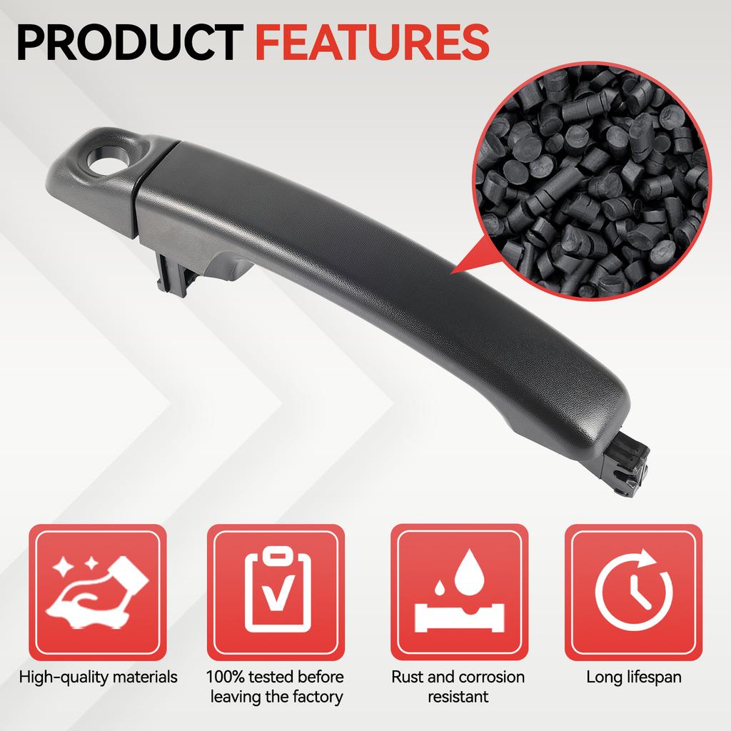 For Vauxhall Vivaro B Trafic III 15-19 Vauxhall/Opel Vivaro B Fiat Talento Nissan NV300 Rear Back Door Handle Outer Kit 95518889