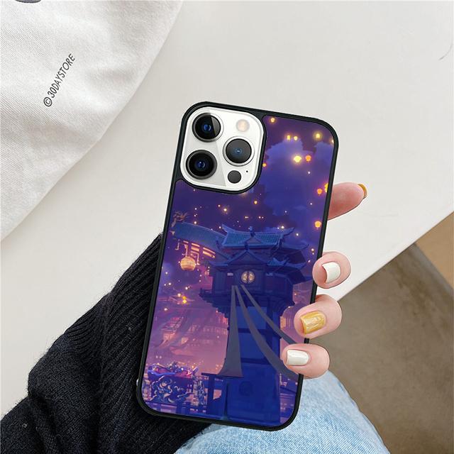 Genshin Impact Phone Case For iPhone 17 Air 15 16 Cover 11 13 14 Pro Max 12 Plus Max Fundas