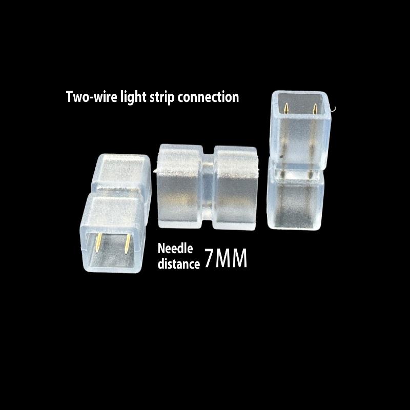 5Pcs Copper Rgb Connector Durable Gold 6/ 7/9/10/11/12/13Mm Led Strip Connector 2 Pin 3Pin 4Pin Terminals Connector Rgb