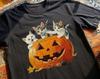 Y2K Kitten Shirt, Retro Halloween Cat, Spooky Cat Mom Shirt, 90s Tee, Spooky Cat Crewneck, 90s Kid Halloween