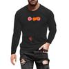 Men's T Shirt O-Neck Clothing Apparel Outdoor Long Sleeve Print Fashion Designer Vintage