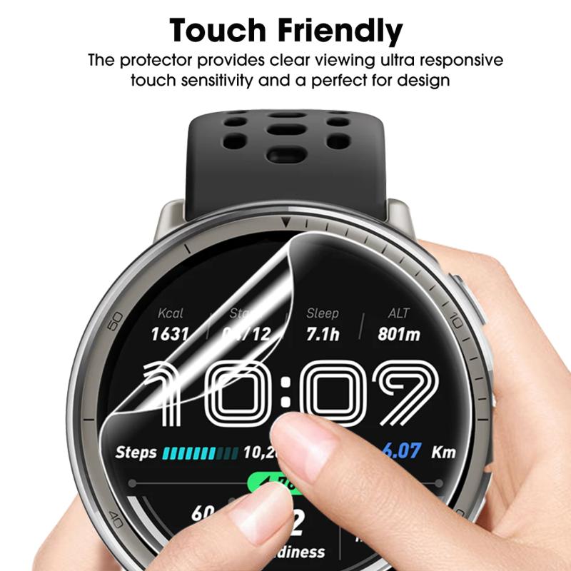 1-20PCS Soft Hydrogel Film for Amazfit Active 2 Anti-scratch Screen Protector Curved Soft Edge Protector Film for AmazfitActive2