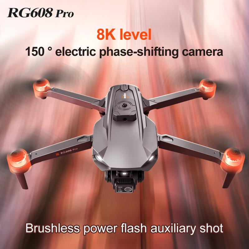 RG608PRO Drone: Night Vision, Dual Camera, Obstacle Avoidance, Remote Control, 4-Axis Aircraft