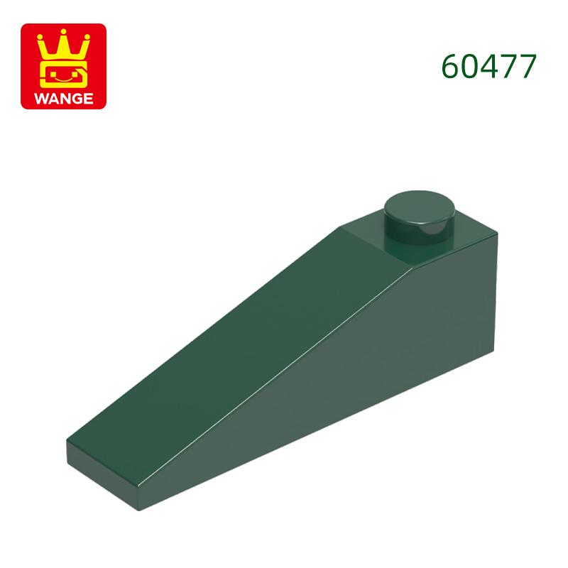 92Pcs/lot Slope 18°4x1 Roof Block Moc Hue Accessories Works With 60477 Brick DIY Children's Plaything Assembly Components