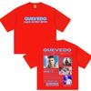 Rapper QUEVEDO Tour 2025 Graphic T Shirt Unisexs Women Retro Quality Fashion Tshirts Retro Oversized Cotton Tshirt Streetwear