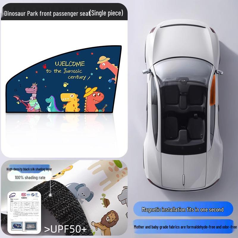 Magnetic Car Sun Shade Curtain for Baby - Side Window Sun Block & Privacy Protection