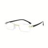 5-piece Unisex Polymer Reading Glasses Set Lightweight Rectangular Frame Stylish and Comfortable
