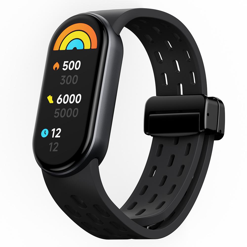NEW Strap for Xiaomi Mi Band 9 Smart Watch Sport Silicone Bracelet for Mi Band 8 Replacement Wristband Miband 9/8 NFC Accessory