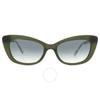 Kate Spade Green Shaded Cat Eye LadieS SunGlaSSeS Merida G S 01ed 9k 54