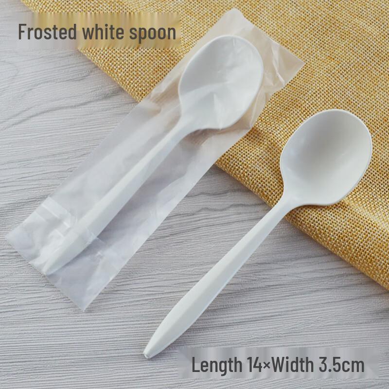 

CHULV Disposable Thickened Biodegradable Spoons