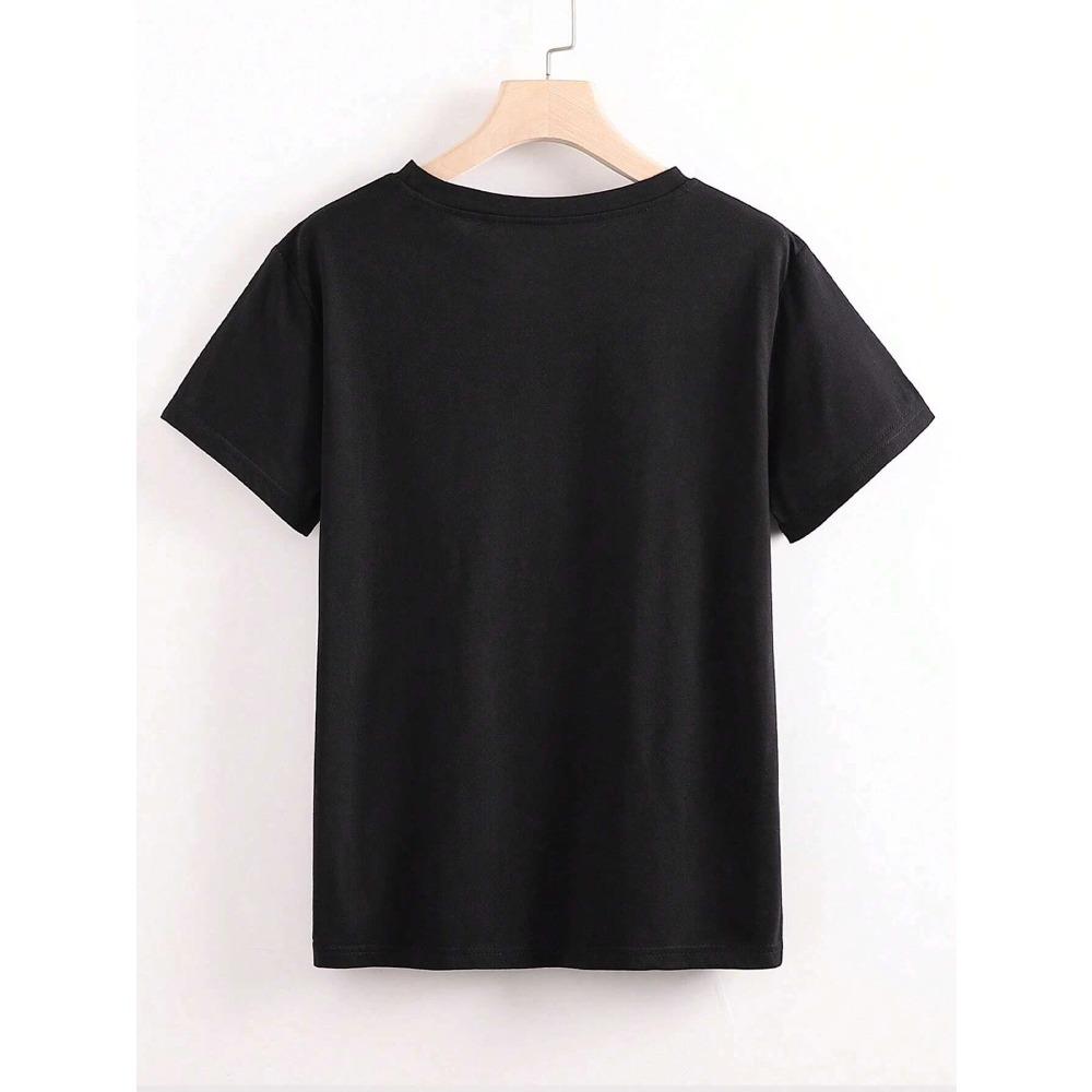 Men T-Shirt Oversized Kawaii Letter Print Cotton Tees Harajuku Fashion Short Sleeve Streetwear Oversized Clothing