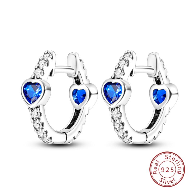 Real 925 Sterling Silver Colorful Dragonfly Butterfly Animal Earrings For Women Exquisite Birthday Anniversary Jewelry Gifts