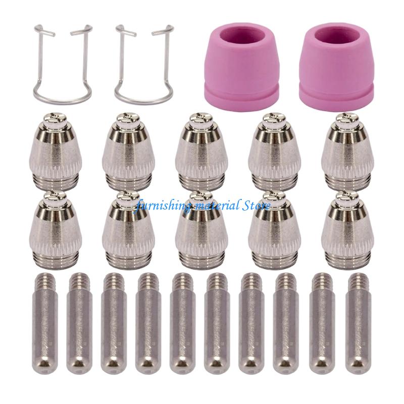 Y5GD 24Pcs Universal Cutting Torches Tip Upgrades Suitable for Multiple Plasma Systems