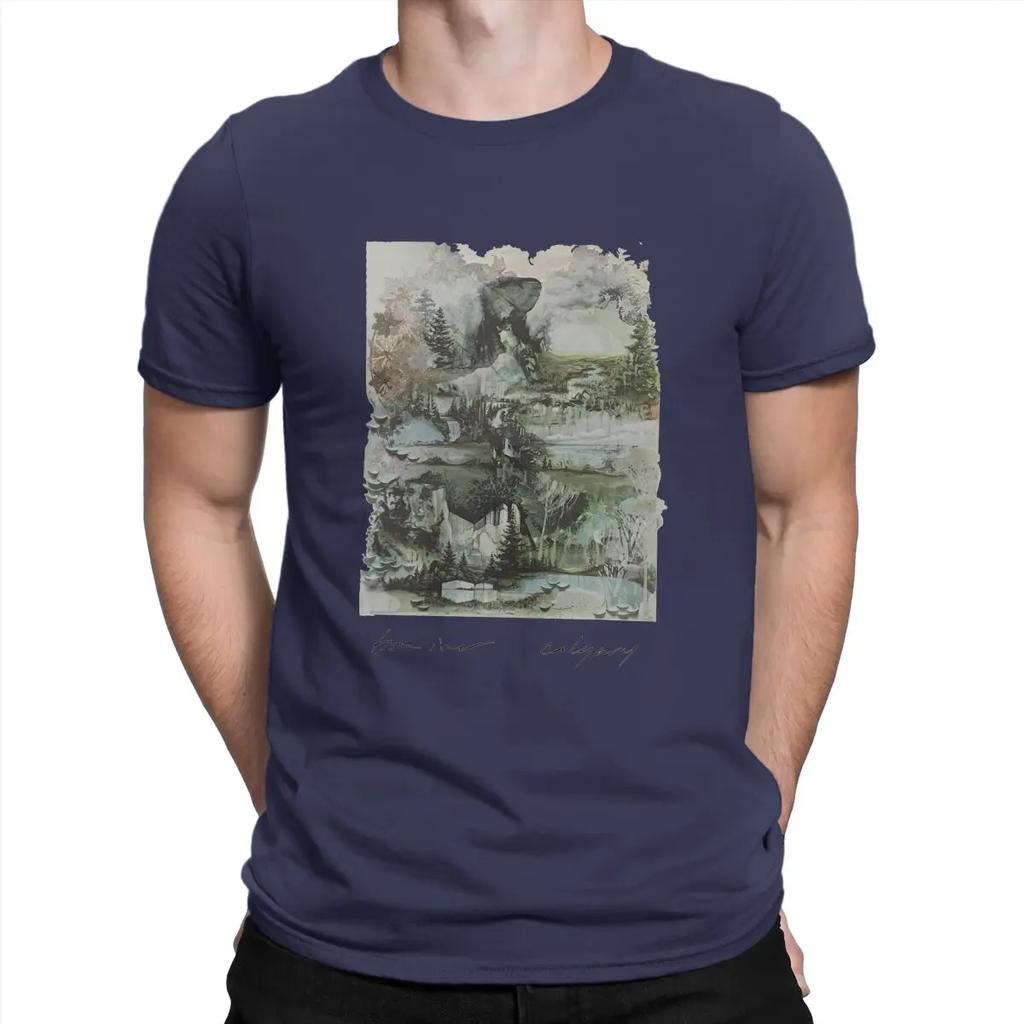 Music T-Shirt Men B-Bon Ivers Humor Cotton Tee Shirt Crew Neck Short Sleeve T Shirts Gift Idea Clothes