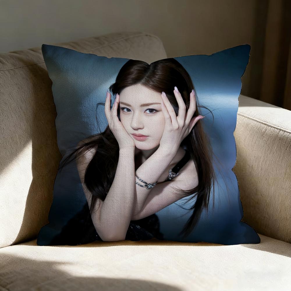 Rosy Zhao Actor Pillow Case Linen Pillow Covers Cover For Couch Living Room Bench Patio Floor Linen Home Decor