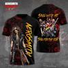 2025 Men's T-shirt Rock Band Aerosmith 3D Printed T Shirts Men Women Hip Hop Short Sleeve Tee Oversized Streetwear Tops Clothing