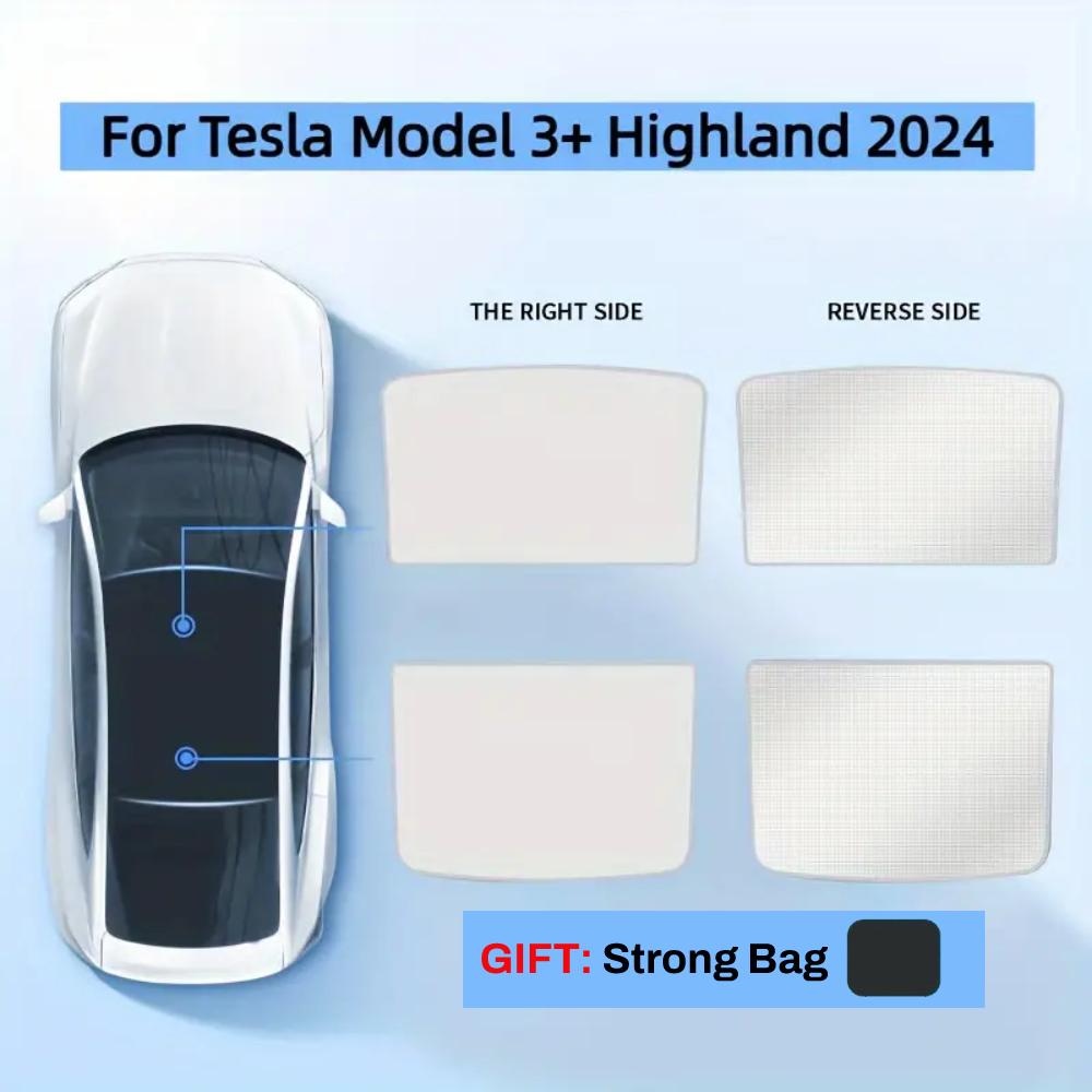 For Tesla Model 3 Model Y Car Windshield Sunshade Cover Front Window Sun Shade Visor Auto Interior Accessories UV Protection