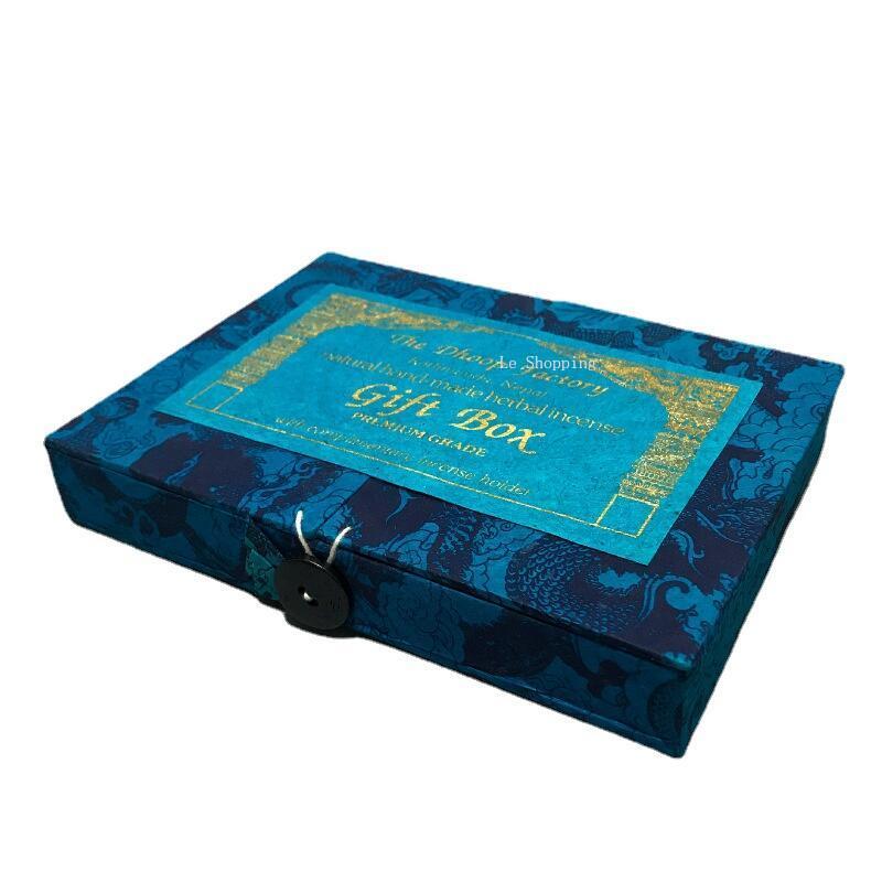 7 Pieces/set of Incense Gift Box Natural Plant Handmade Incense Holder Incense Holder for Indoor/ Sleep and Air Purification