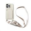 Slim Crossbody Phone Case With Card Slot IPhone 16 15 Pro Max 14 13 12 11 X XR XS Liquid Silicone Feel Soft TPU Cover